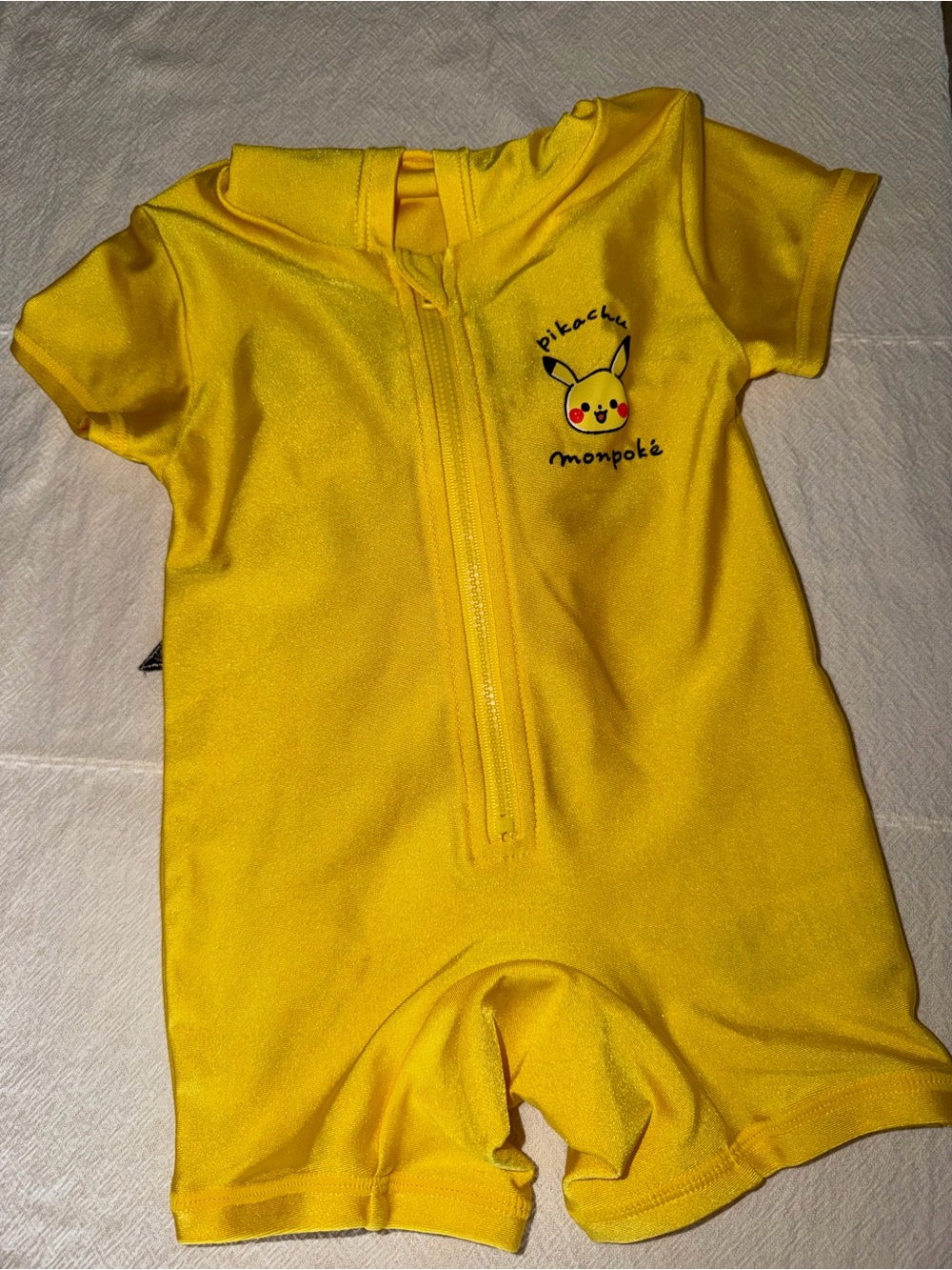 Yellow Kids One-Piece Swimsuit